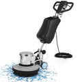 LOJIAWOWE Multifunctional Electric Floor Polishing Buffing Machine For Floor Scrubbing Carpet Cleaning Hardwood Tile Commercial Household Use 1100W Motor Grey 54.23X21.61X14.15in